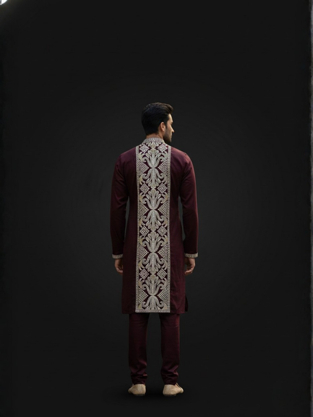 The Burgundy Resham Edit