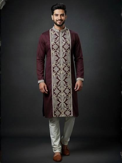 The Burgundy Resham Edit