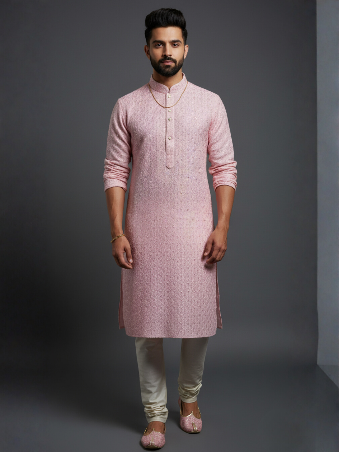 Carnival Class of Sequience Embroidery Regular fit Kurta