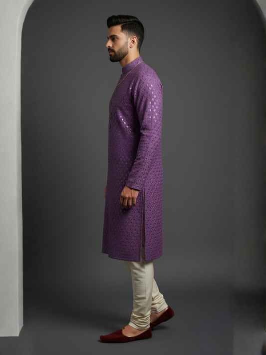 Carnival Class of Sequience Embroidery Regular fit Kurta