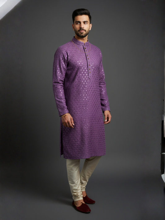 Carnival Class of Sequience Embroidery Regular fit Kurta