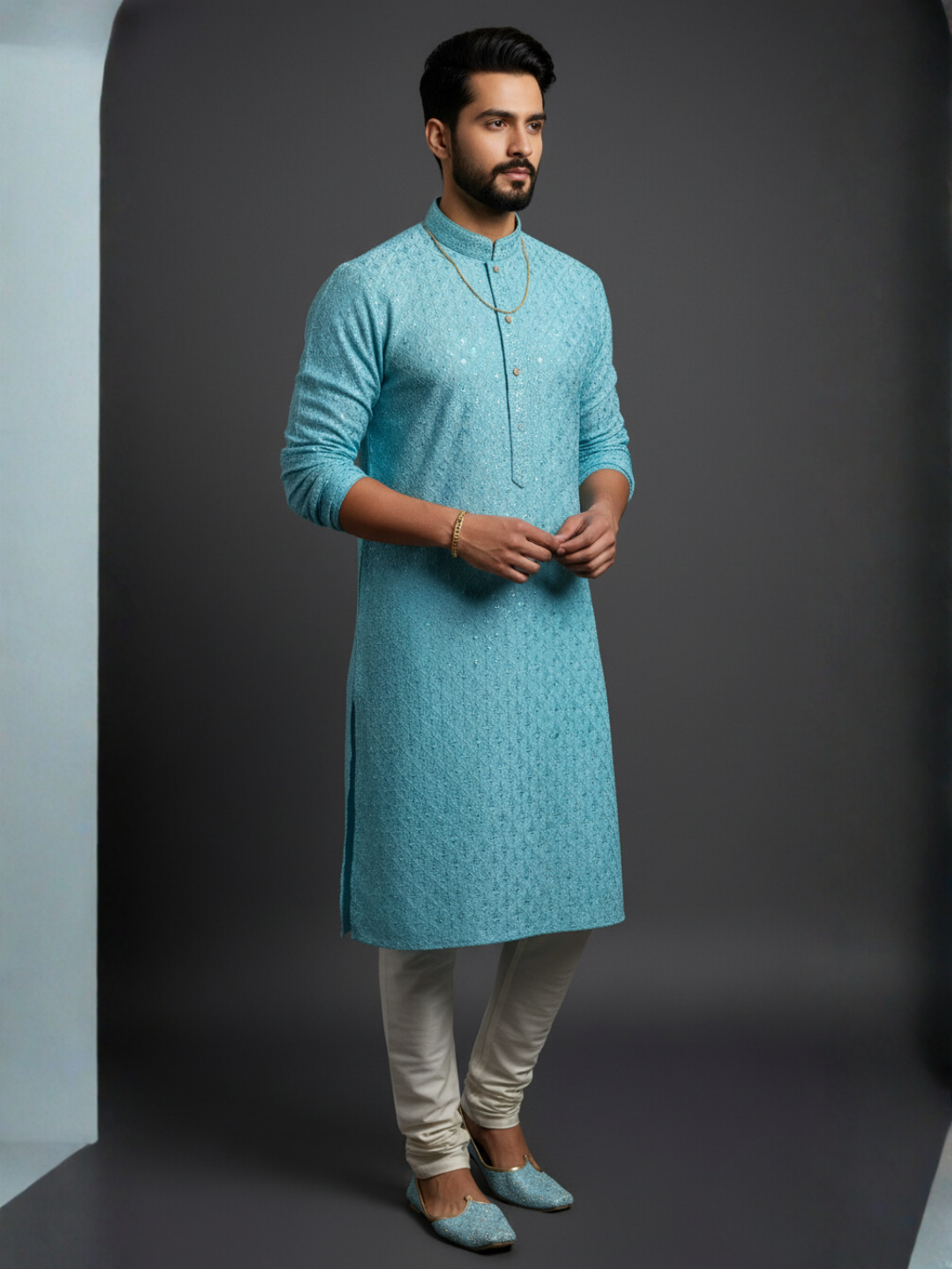 Carnival Class of Sequience Embroidery Regular fit Kurta