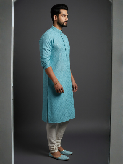 Carnival Class of Sequience Embroidery Regular fit Kurta