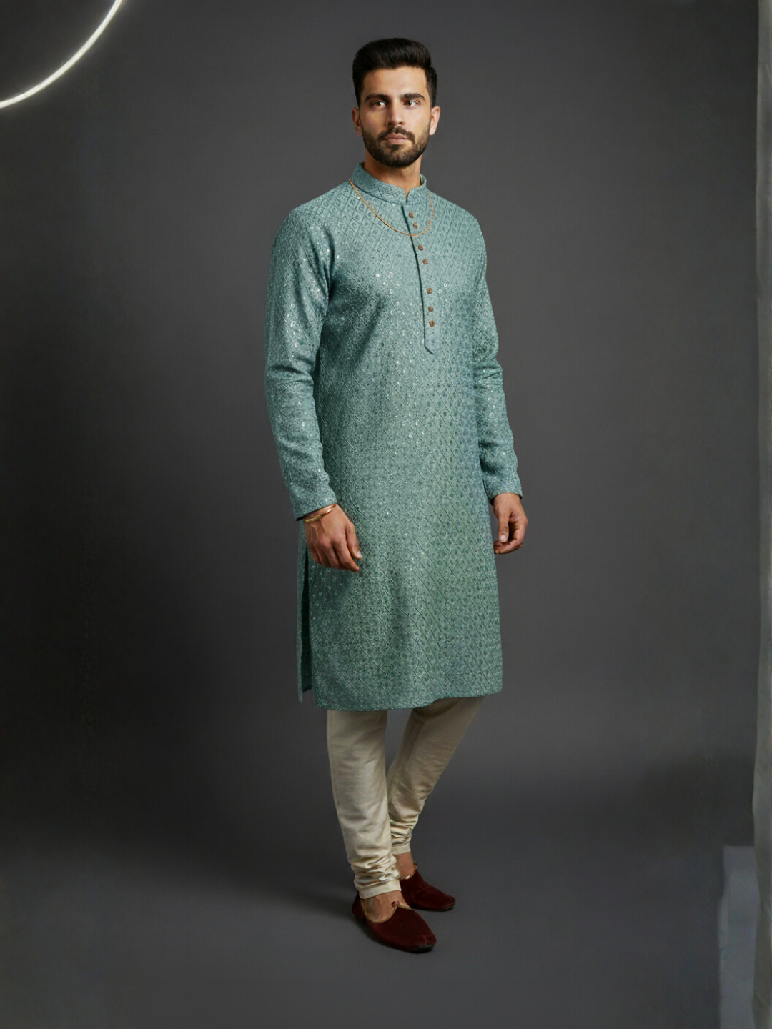 Carnival Class of Sequience Embroidery Regular fit Kurta