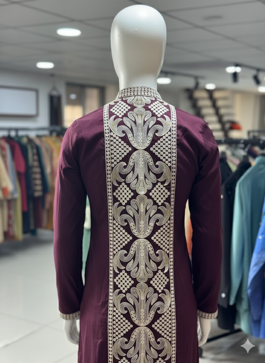 The Burgundy Resham Edit