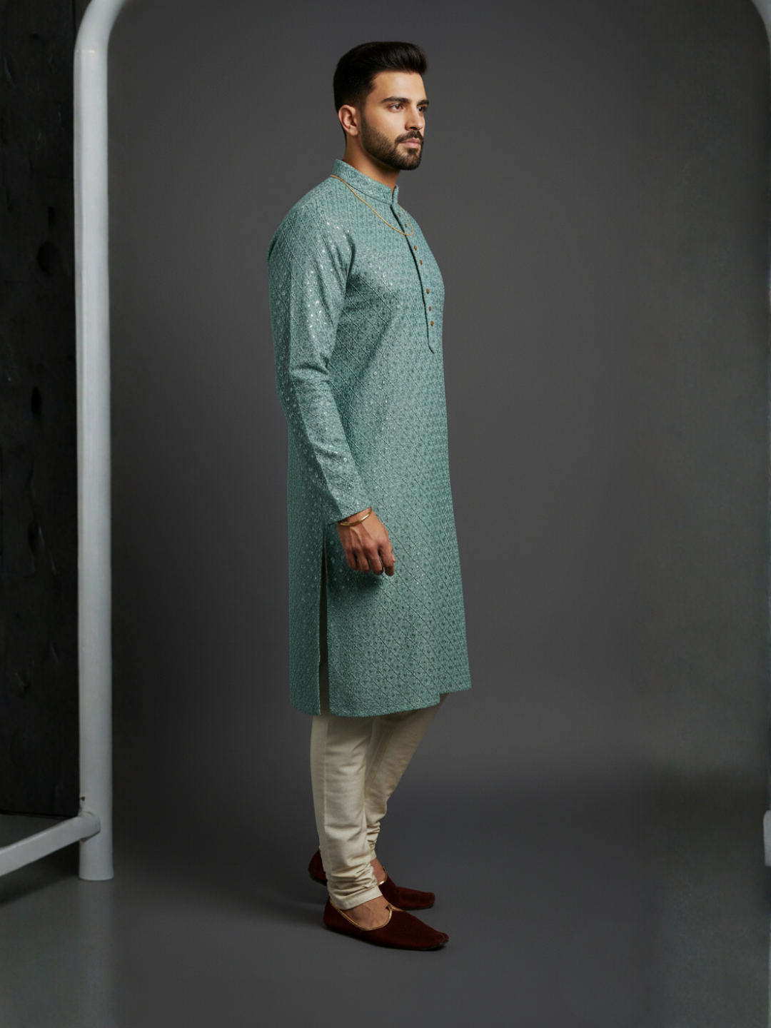 Carnival Class of Sequience Embroidery Regular fit Kurta